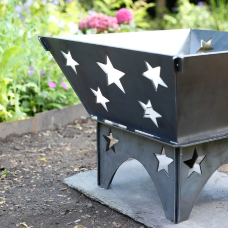 Stars Fire Pit - Collapsible wood burner - Flat Pack Fire pit - Image 5