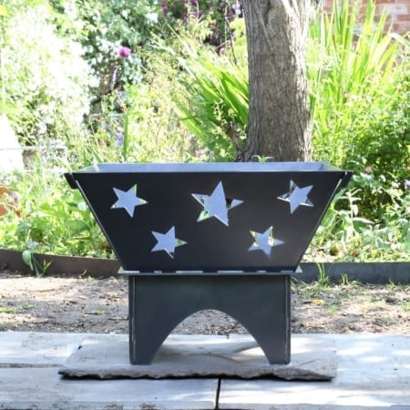 Stars Fire Pit - Collapsible wood burner - Flat Pack Fire pit - Image 3