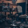 Chris in the workshop