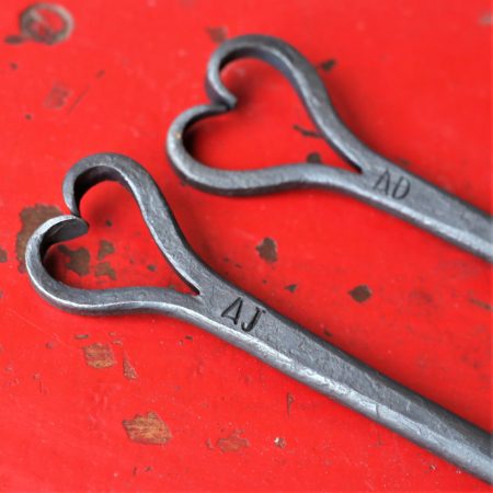 Pair of Heart Toasting Forks (Christmas) - Image 7
