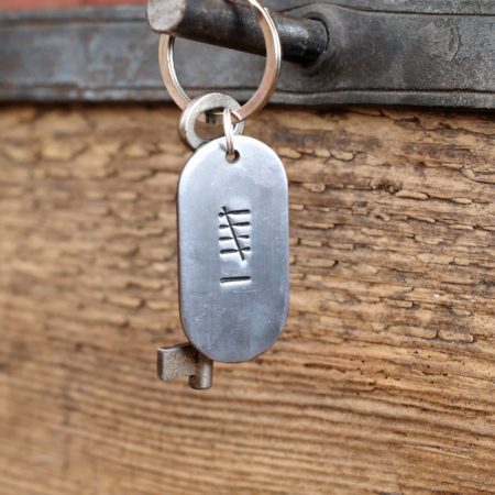 6 Tally Marks Keyring