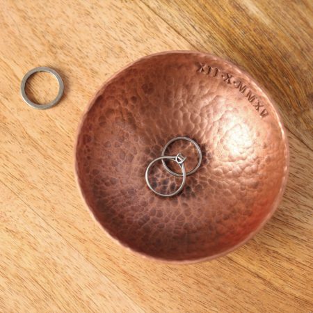 small copper bowl
