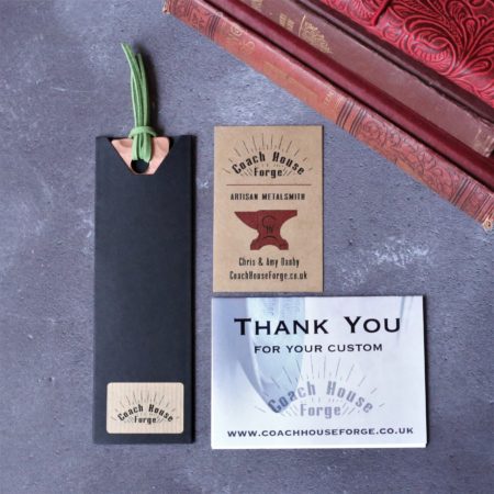 copper bookmark packaging