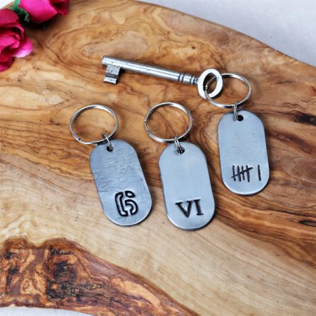 Dog Tag Keyrings