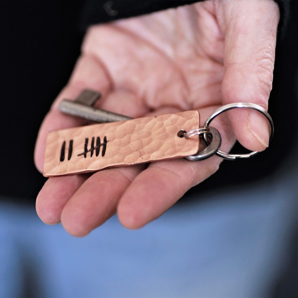Copper Keyring  Corporate Gift