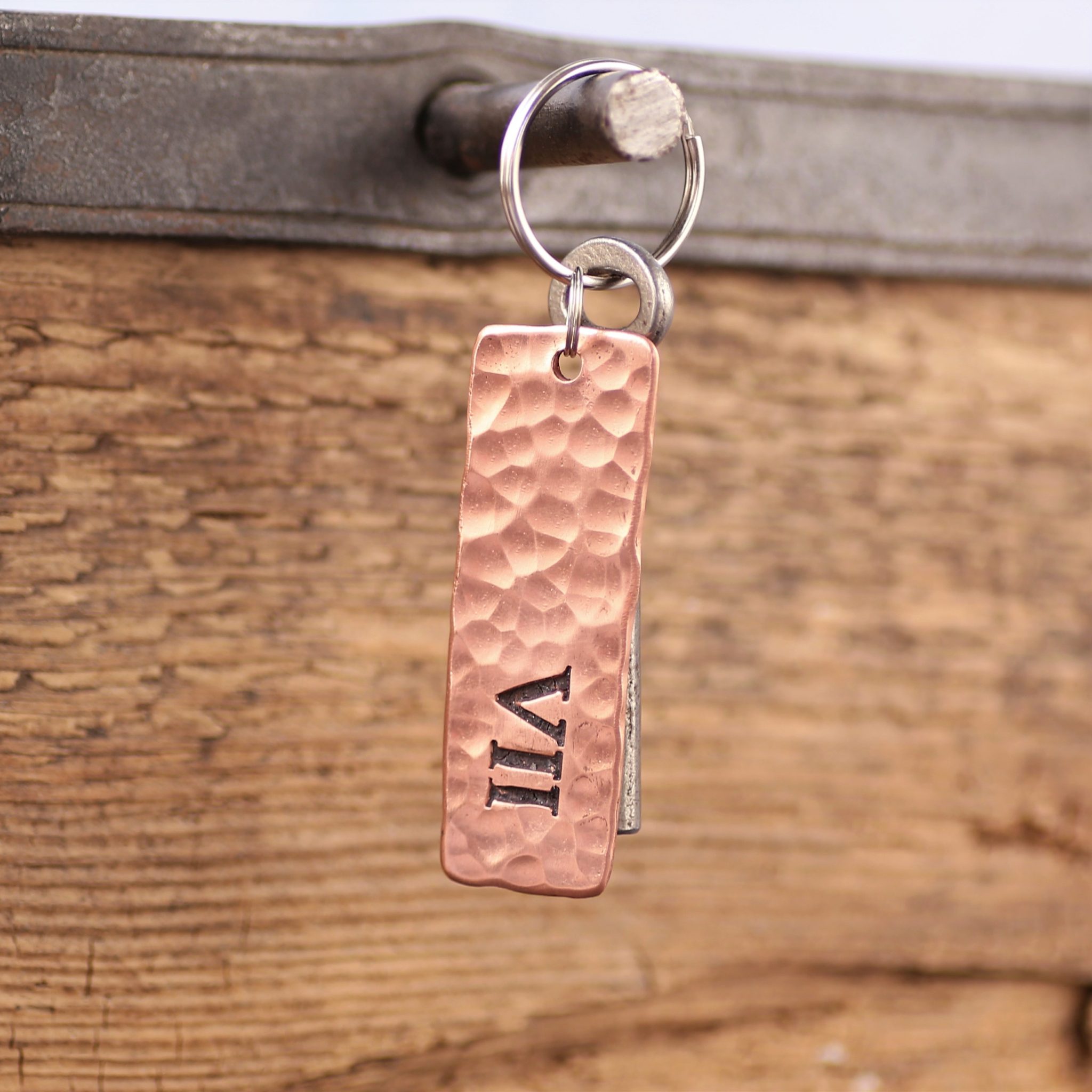 7th Anniversary Keyring - Coach House Forge