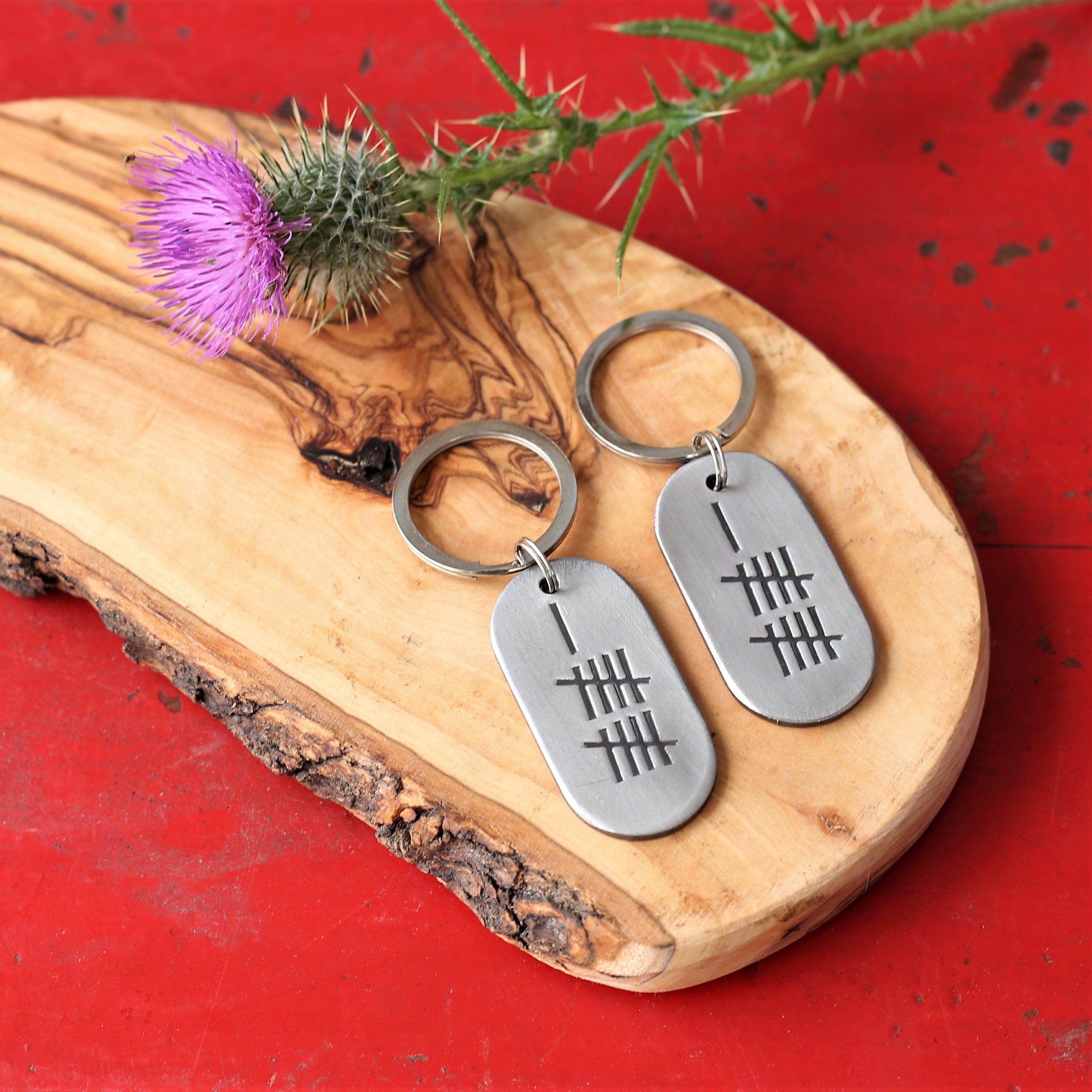 Dog tag keyring sales
