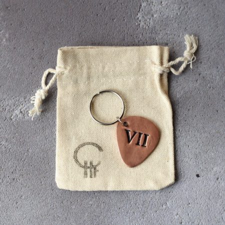 7th Anniversary Keyring Ready to Ship - Plectrum - Image 5