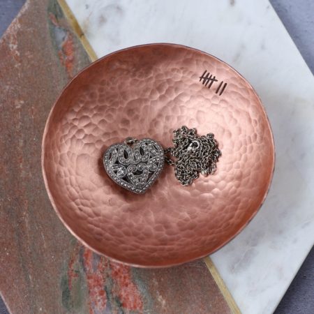7th Anniversary Medium Copper Bowl - Image 11