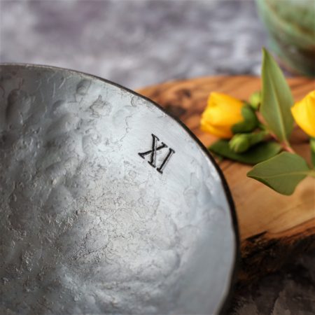 Personalised 11th Anniversary Medium Steel Bowl - Image 5
