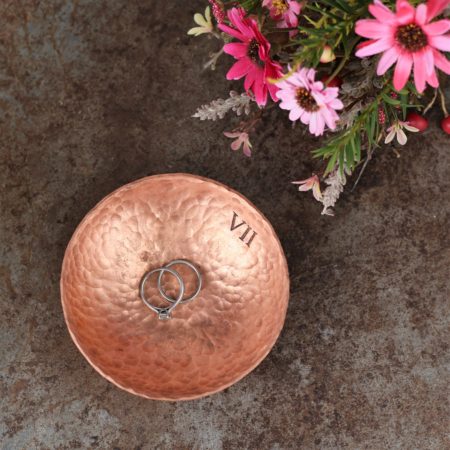 7th Anniversary Small Copper Bowl - Image 7