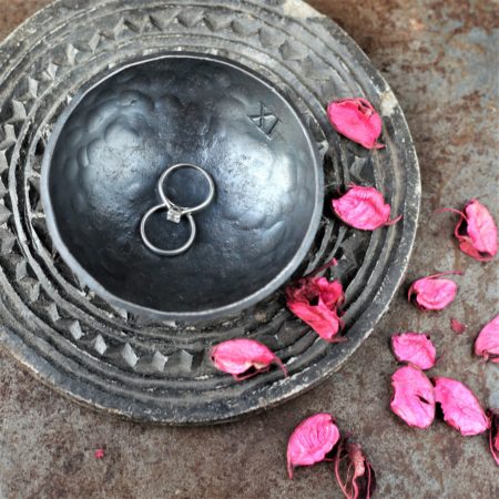 Personalised 11th Anniversary Small Steel Bowl - Image 3