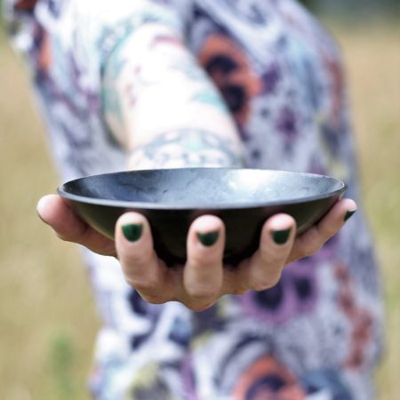 "Strong as Iron" 6th Anniversary Smooth Medium Round Bowl Last Chance To Buy - Image 5