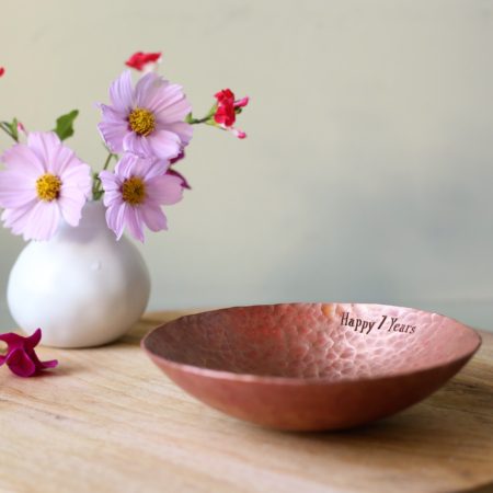 7th Anniversary Medium Copper Bowl - Image 4