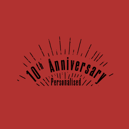 10th Anniversary Personalised