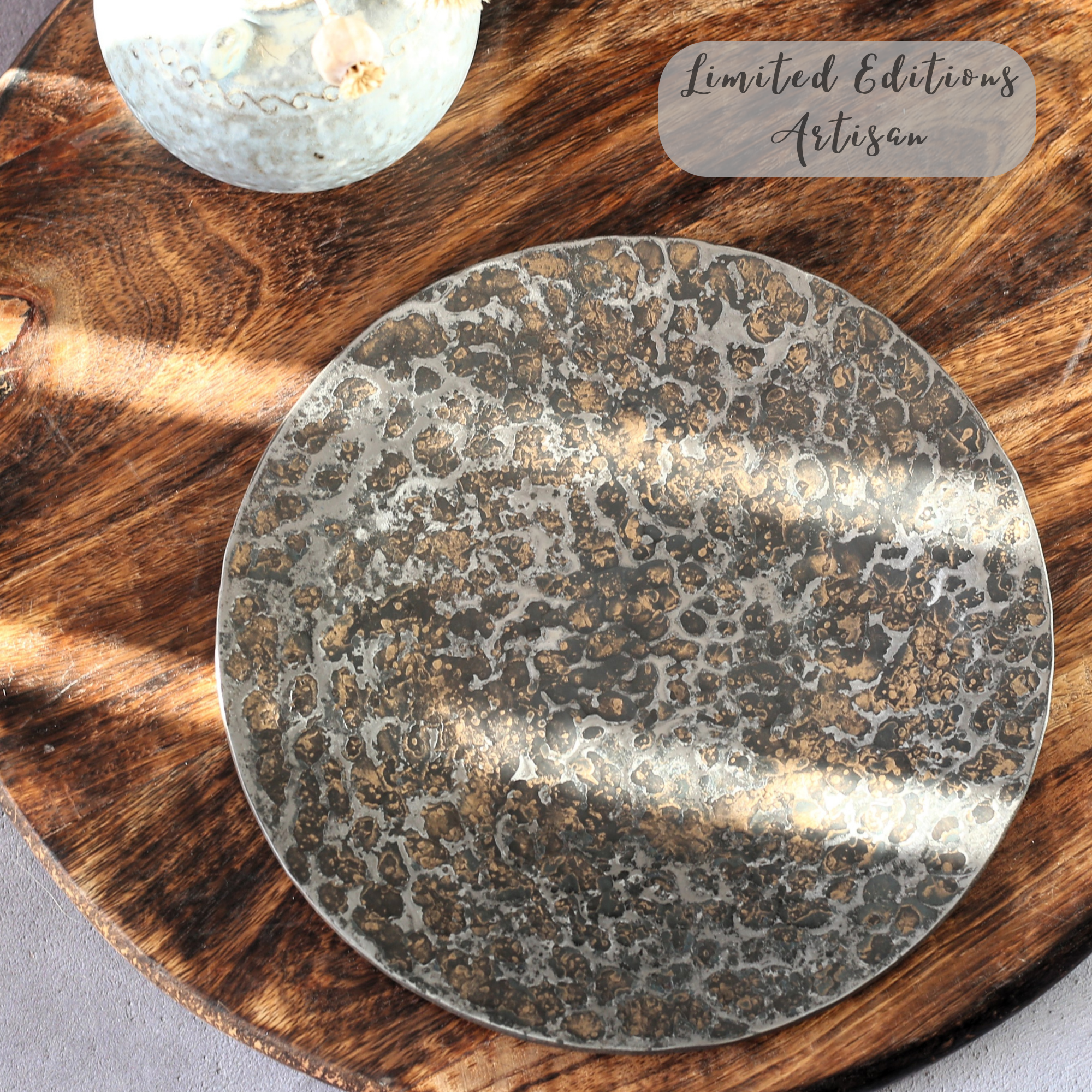 Gold Gilt Plate, 21cm