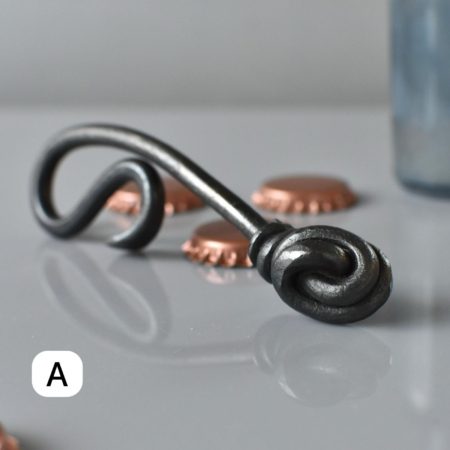 S Shaped Bottle Opener with Knot Handles
