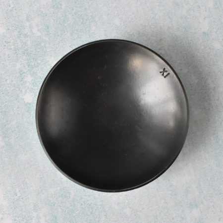 Steel Bowl Stamped "XI" for 11th Anniversary