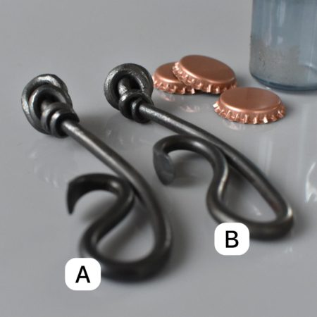S Shaped Bottle Openers with Knot Handles