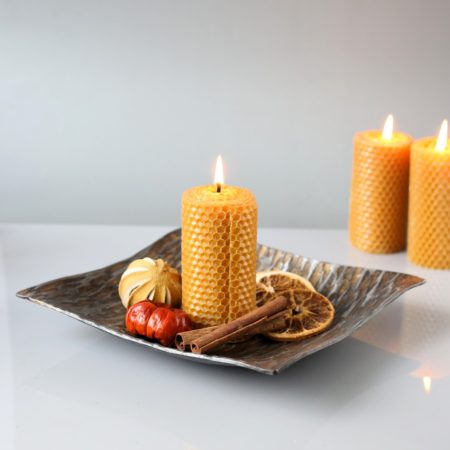 Large Square Dish with Gold Gilding, 20cm - Image 2