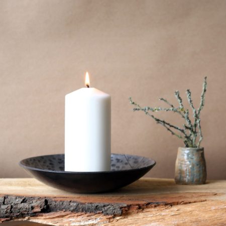 Large Geometric and Dot Design Bowl - Image 2