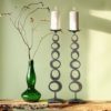 Retro Tall Candlestick Homeware - Image 6