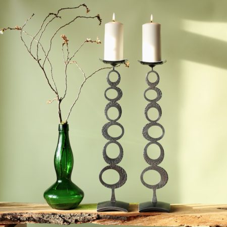 Retro Tall Candlestick Homeware - Image 6