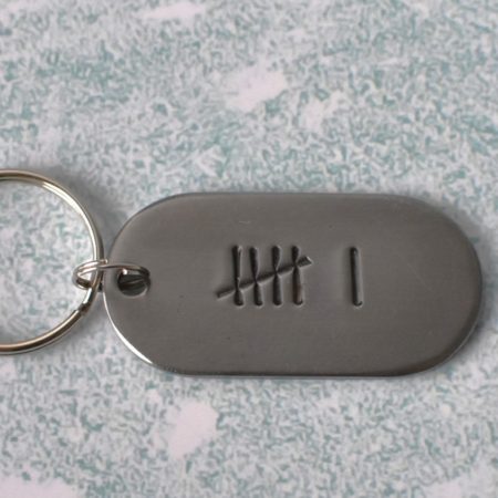 6 Tally Mark Dogtag Keyring Last Chance To Buy - Image 2