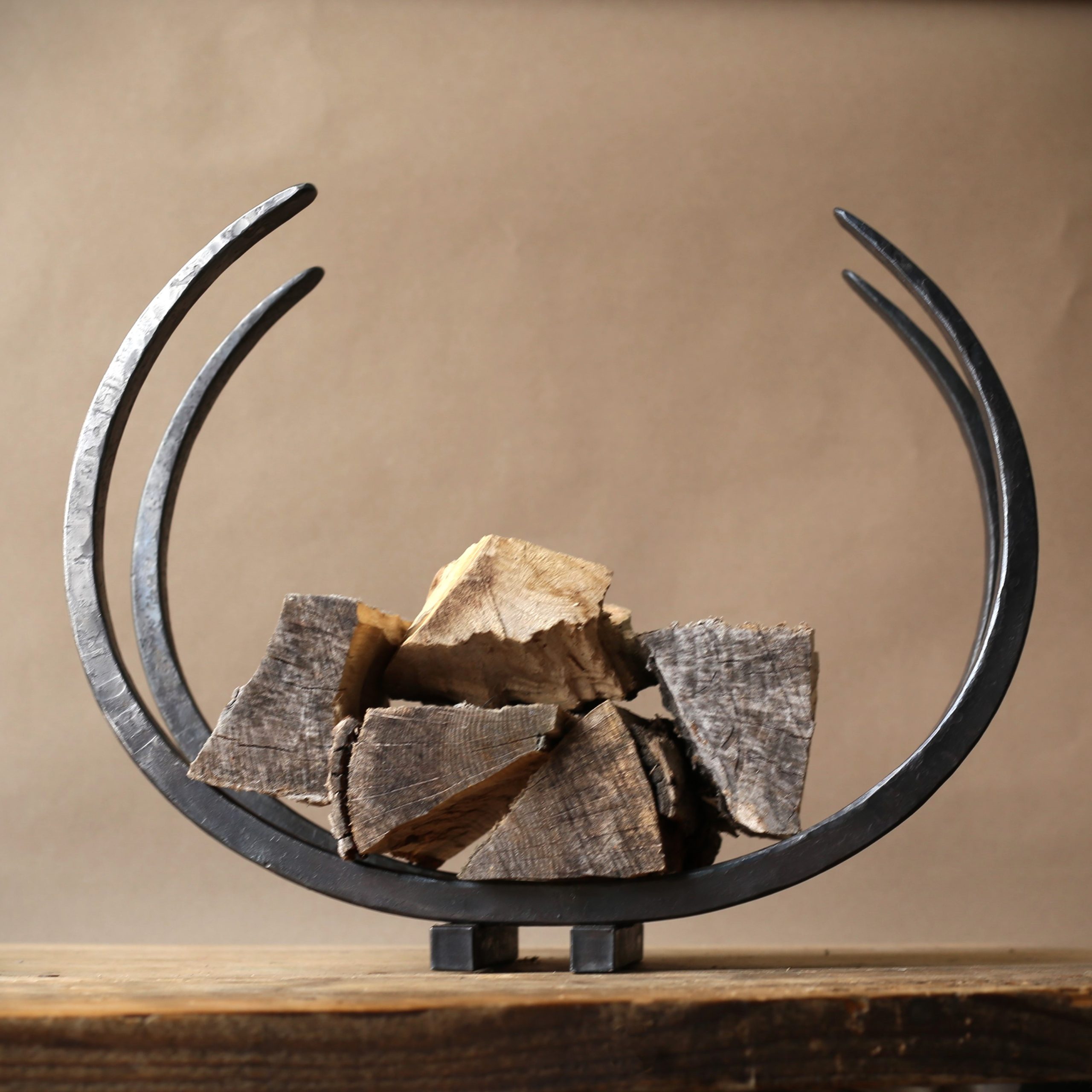 Hand Forged Log Store