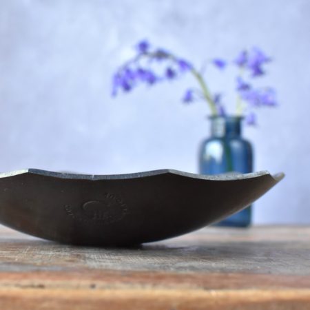Large Chisel Decagon Bowl, 6th Anniversary Gift - Image 4