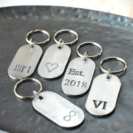 Personalised 6th Anniversary Keyrings - Image 4