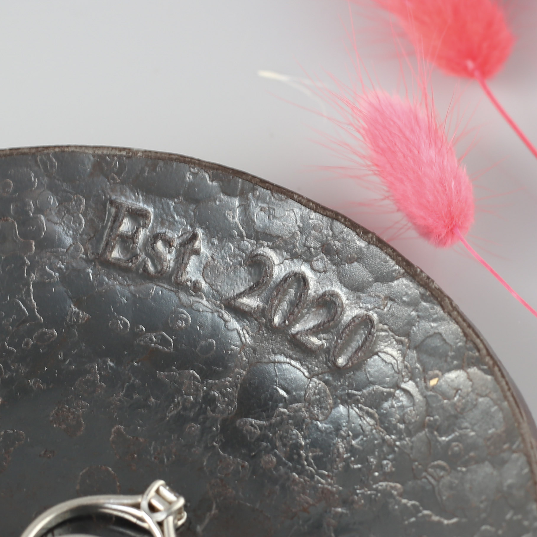 Personalised 6th Anniversary Hammered Small Dish - Image 8