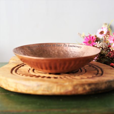 7th Anniversary Large Copper Bowl - Image 5