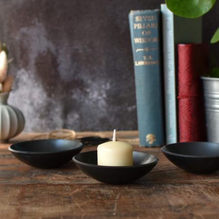 Metal Candle Bowl, Table Decoration - Image 2