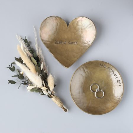 small bronze dish