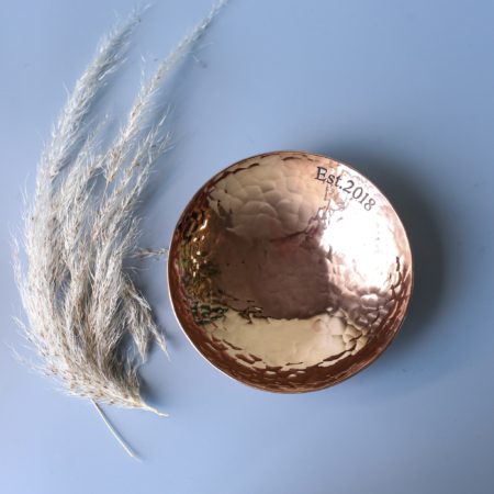 7th Anniversary Medium Copper Bowl - Image 14