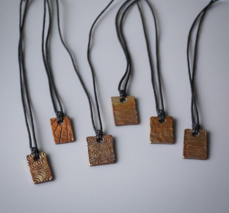 Copper Pendant Necklace 7th Anniversary Gift - Image 3