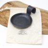 11th Anniversary Steel Candle Dish With Curved Handle - Image 6