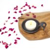 11th Anniversary Steel Candle Dish With Curved Handle - Image 4