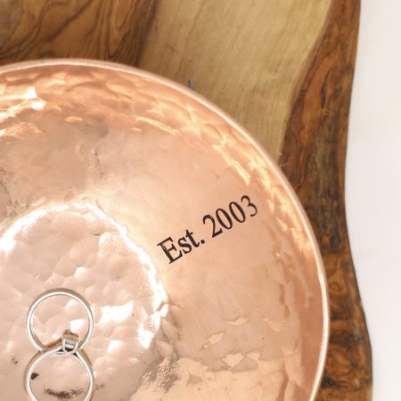22nd Anniversary Medium Copper Bowl - Image 3