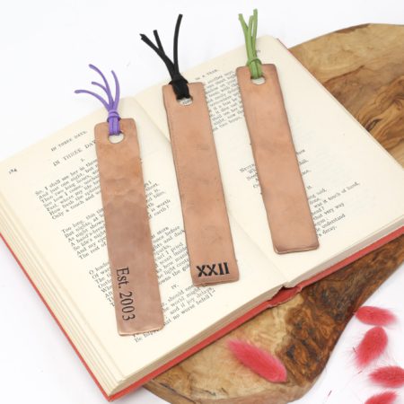 22nd Anniversary Copper Bookmark