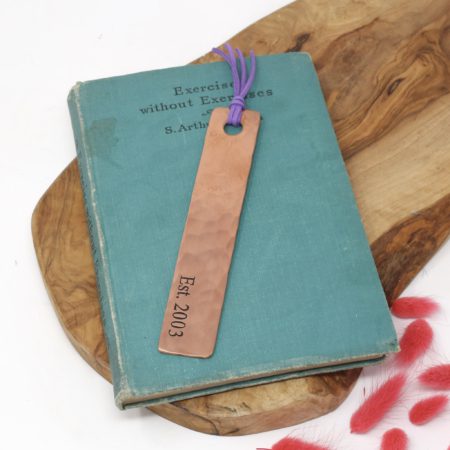 22nd Anniversary Copper Bookmark - Image 3