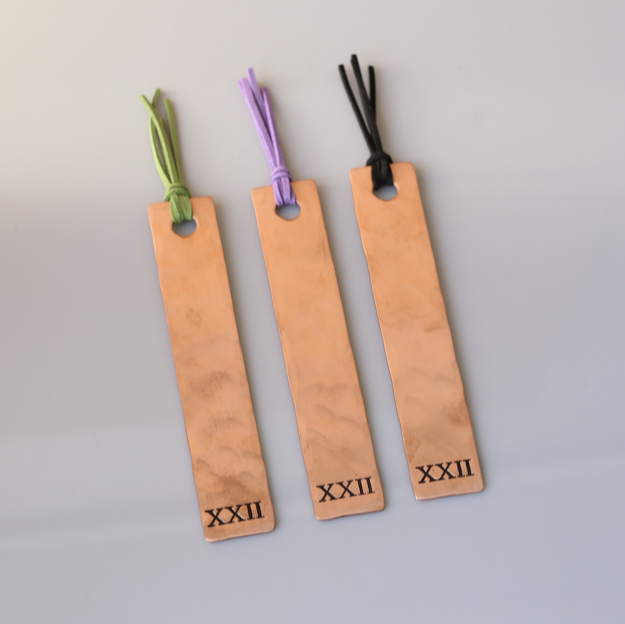 22nd Anniversary Copper Bookmark - Image 4