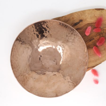 22nd Anniversary Large Copper Bowl - Image 3