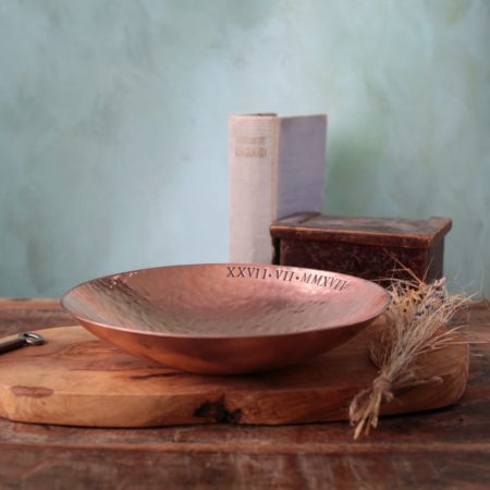 22nd Anniversary Large Copper Bowl - Image 4