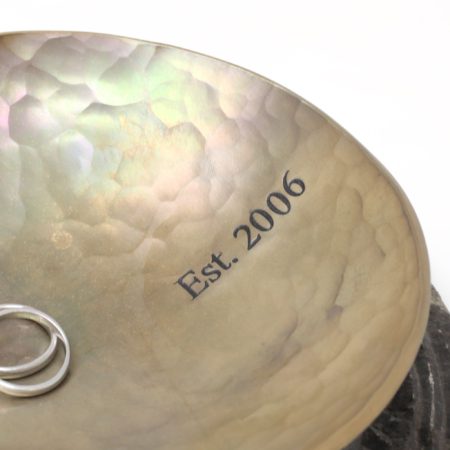 19th Anniversary Medium Bronze Bowl - Image 6