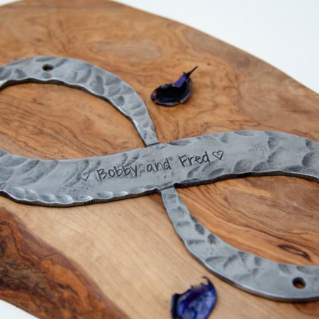 Personalised Infinity Love Knot Forged Forever Symbol - Image 2