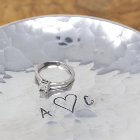 Small Aluminium Engagement Dish - Image 4