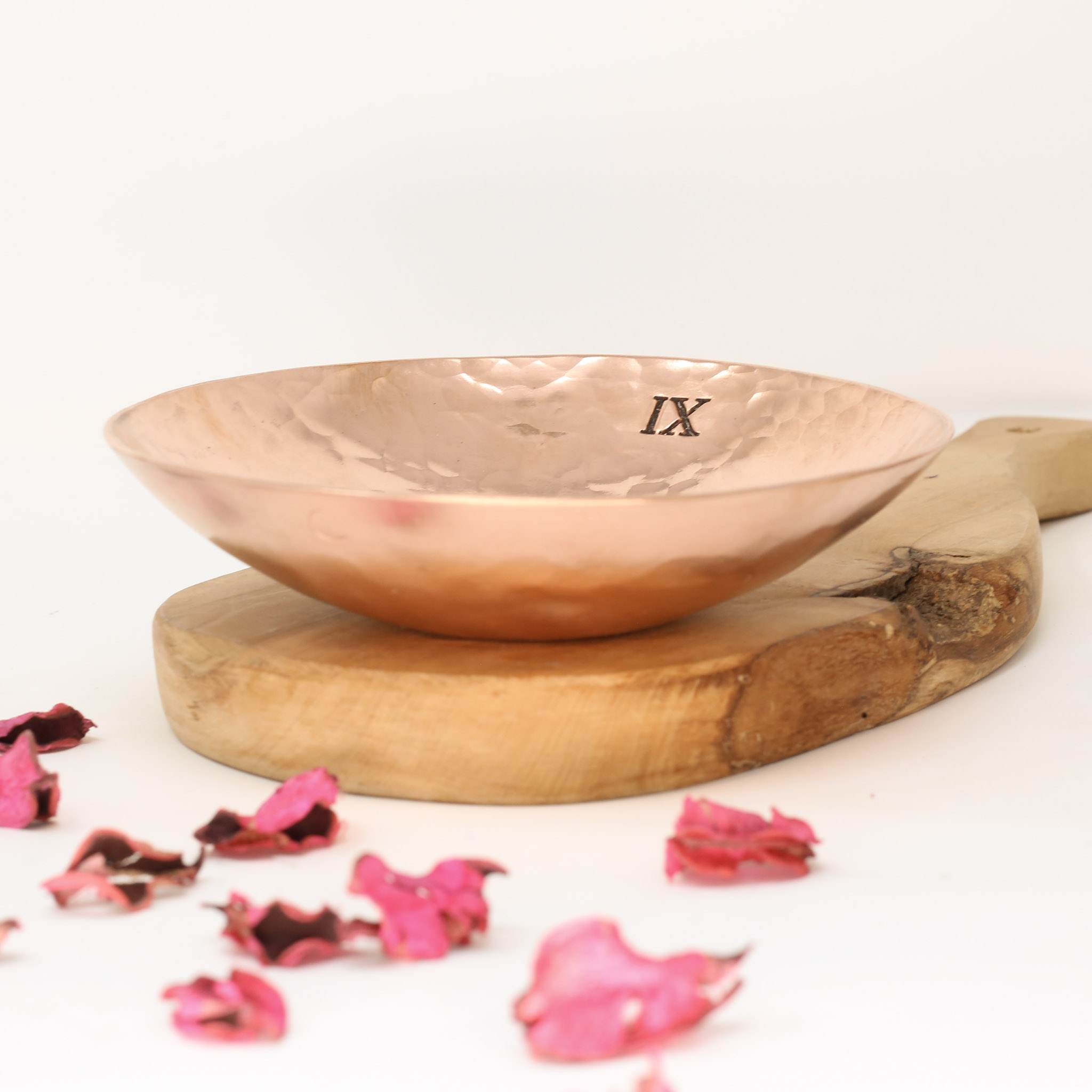 9th Anniversary Medium Copper Bowl - Image 2