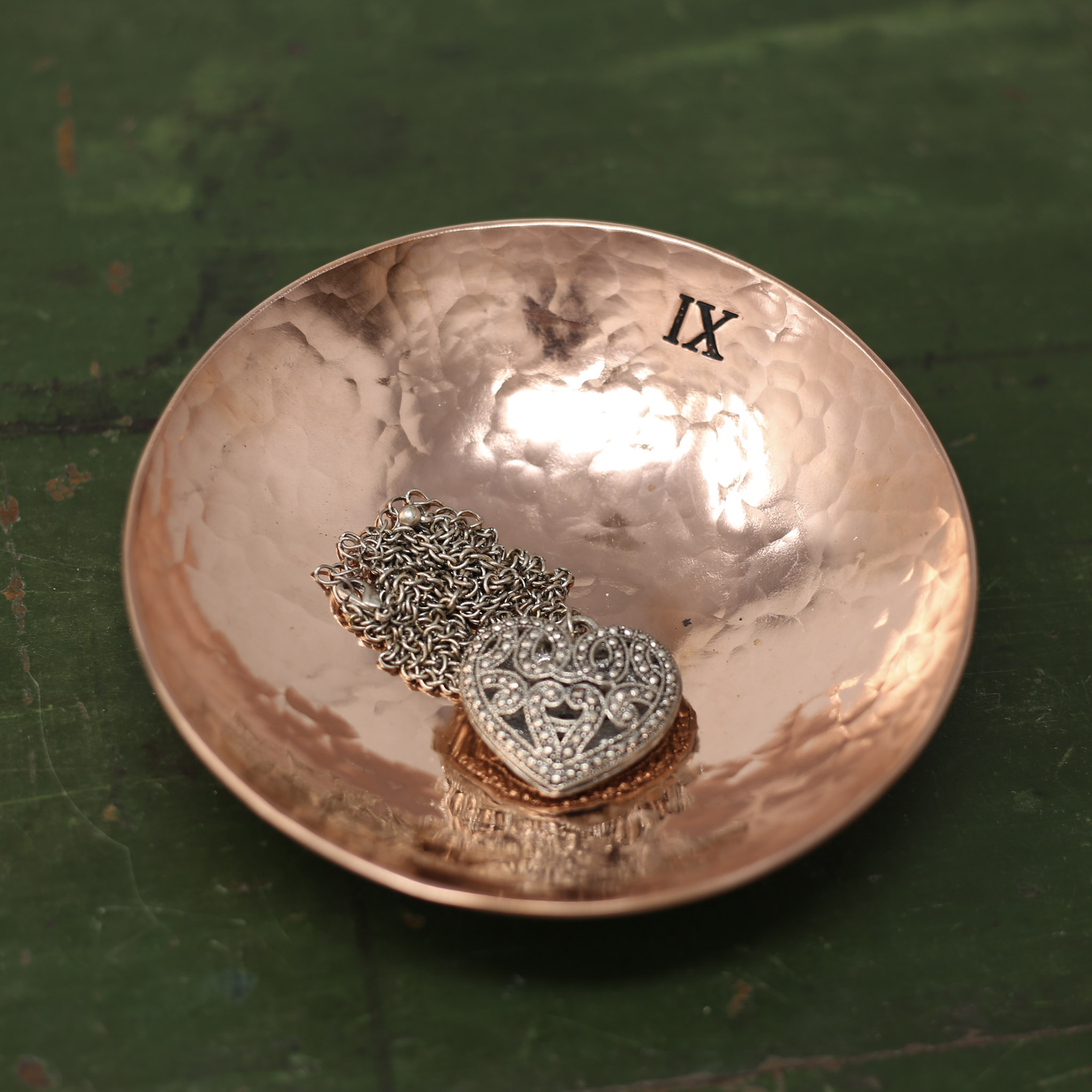 9th Anniversary Medium Copper Bowl - Image 4